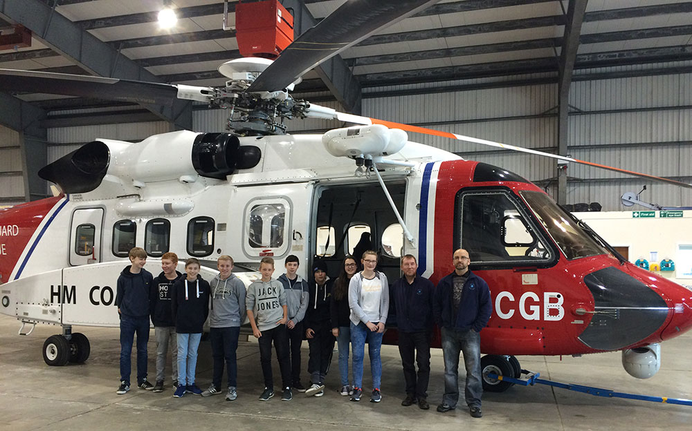Visit to Coastguard Helicopter