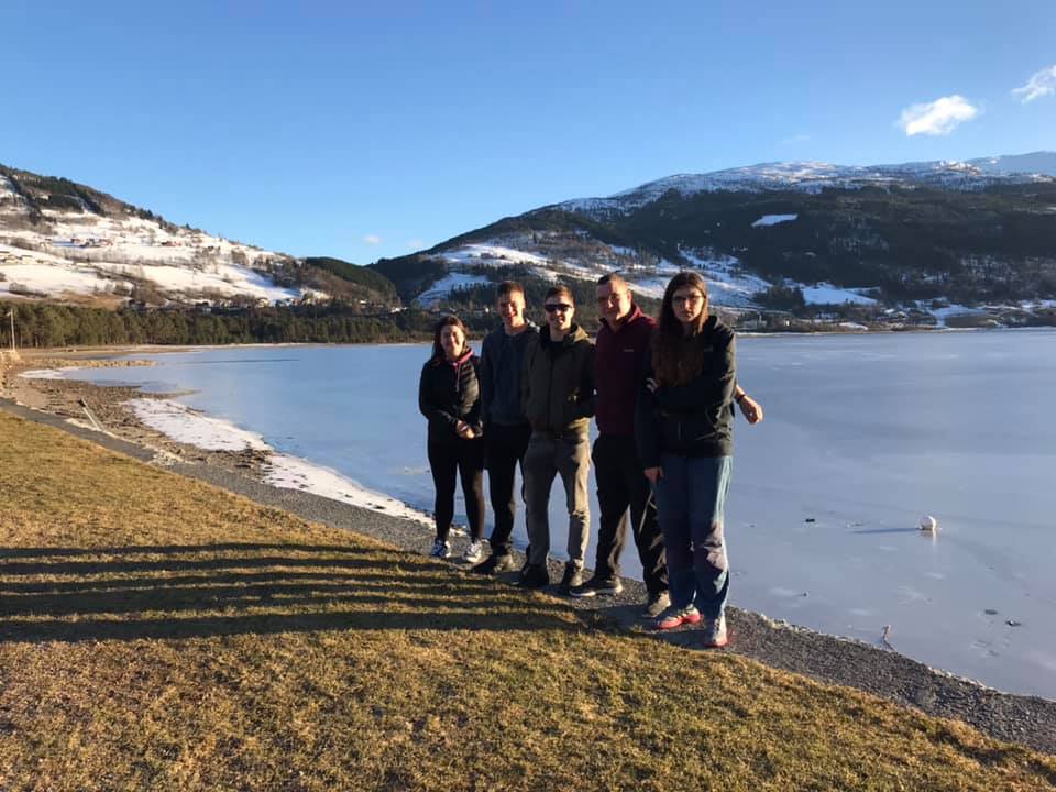 Students in Voss, Norway