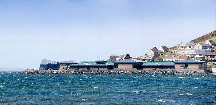 NAFC Marine UHI building from the sea