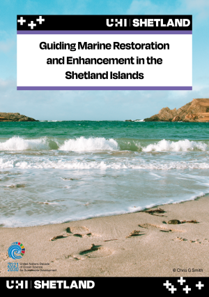 Guiding Marine Restoration and Enhancement in the Shetland Islands front cover Guiding Marine Restoration and Enhancement in the Shetland Islands front cover